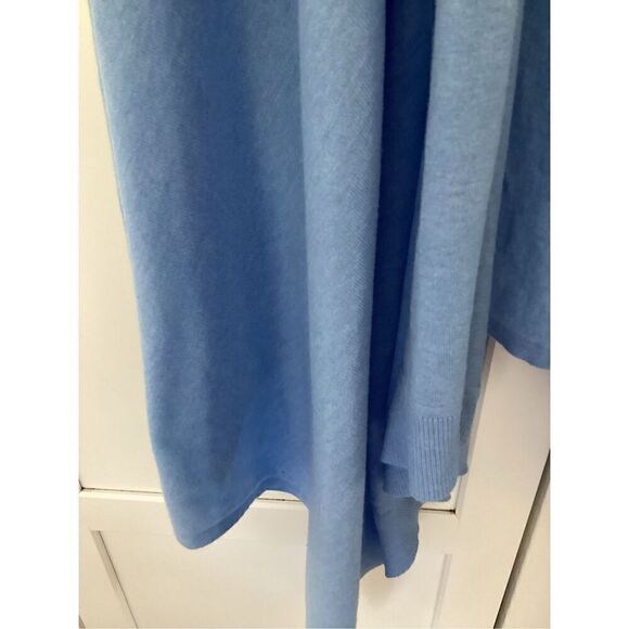 Lilly Pulitzer Womens Danique Cardigan Sweater Wrap Sz XXS Heather Blue - Picture 2 of 8